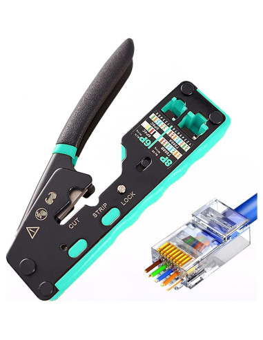 Kit de Herramientas de Crimpado RJ45 Gaobige con Estuche