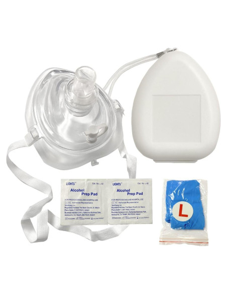 Kit de Máscara de RCP Ambu con Estuche Duro y Accesorios