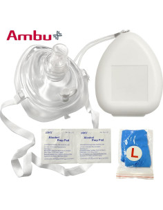 Kit de Máscara de RCP Ambu con Estuche Duro y Accesorios 2