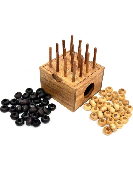 Juego de Estrategia 3D Cuatro en Raya Winshare Madera