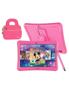 Tableta Contixo K102 10" Rosa para Niños con eBooks
