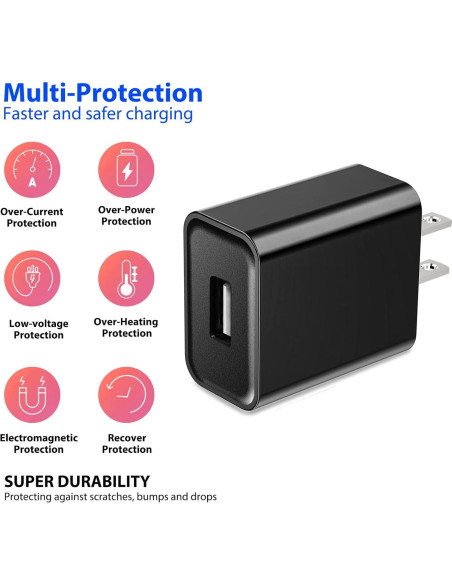 Cargador 3-en-1 USB YCWZZH 200 cm para Apple TV, iPad, AirPods