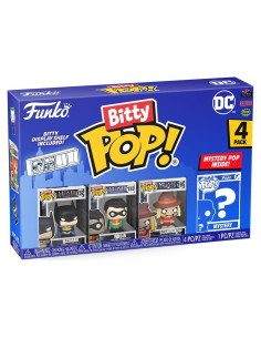 Funko Bitty POP! DC - Batman, Robin y Espantapájaros - 4-Pack