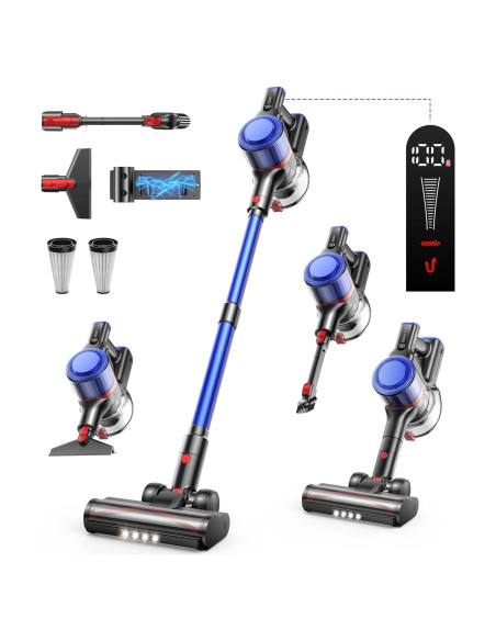 Aspiradora Inalámbrica Fieety Elite 9 550W 60min Azul