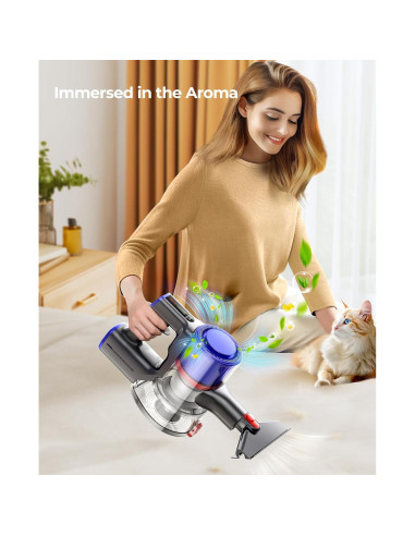 Aspiradora Inalámbrica Fieety Elite 9 550W 60min Azul