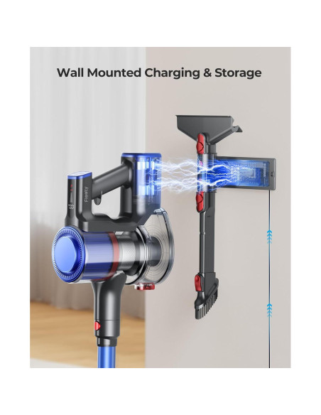 Aspiradora Inalámbrica Fieety Elite 9 550W 60min Azul