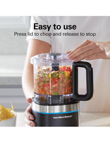 Procesador de Alimentos Inalámbrico Hamilton Beach 4 Tazas