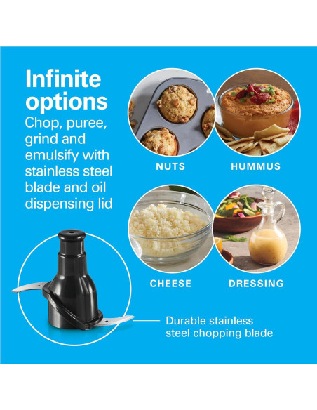 Procesador de Alimentos Inalámbrico Hamilton Beach 4 Tazas Procesador de Alimentos Inalámbrico Hamilton Beach 4 Tazas