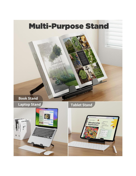 Mesa de Laptop Plegable SAIJI 65x49cm Cereza Negra