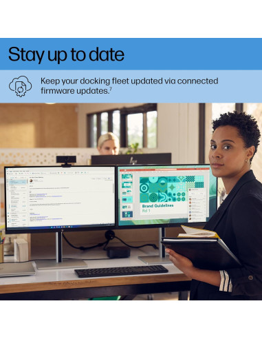 Adaptador Dock USB-C HP G5 11-en-1 para Laptops y PCs