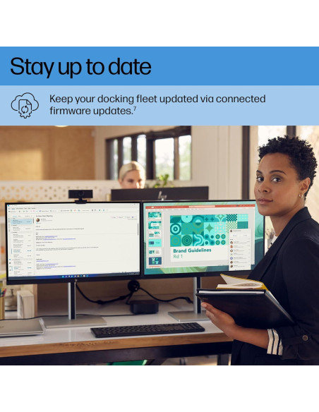 Adaptador Dock USB-C HP G5 11-en-1 para Laptops y PCs