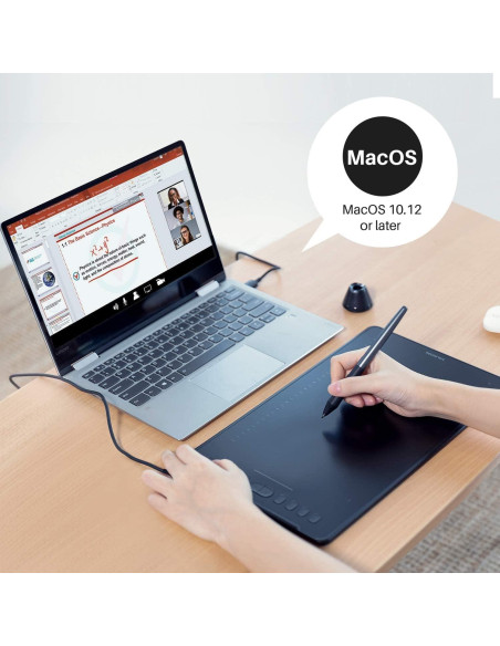 Tableta Gráfica Huion H1161 279.4x174.6mm Lápiz Sin Batería