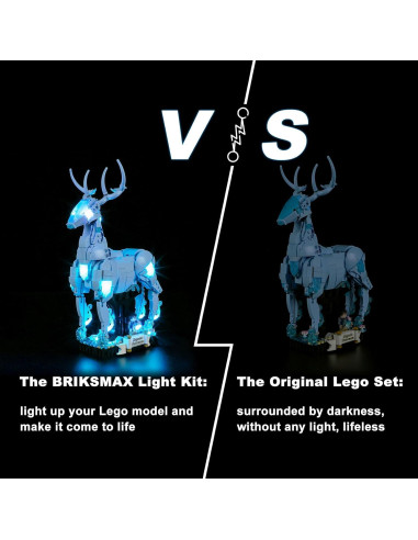 Kit de Iluminación LED BRIKSMAX para LEGO 76414 Expecto Patronum
