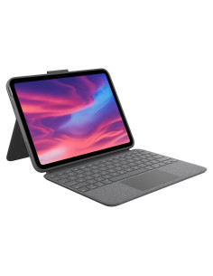 Funda Teclado Logitech Combo Touch para iPad 10 Gen - Gris