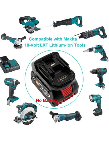 Adaptador USB Makita 18V LXT - Convertidor Bosch Li-ion