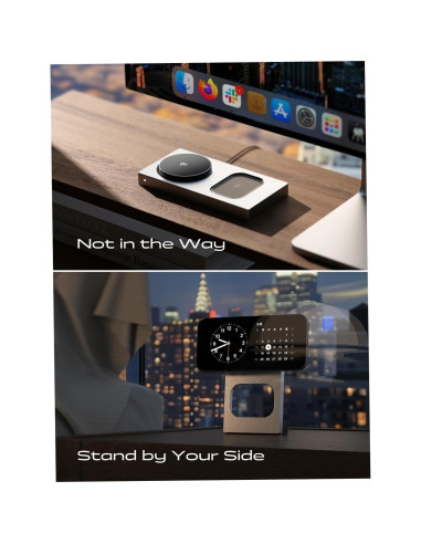 Cargador Inalámbrico 3 en 1 LISEN para iPhone 16 - Qi2 15W