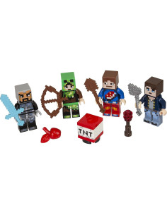 LEGO Minecraft 853609 Paquete de Mini Figuras 4 Piezas 2