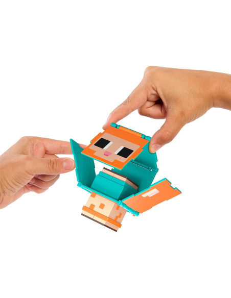 Figuras de Acción Minecraft Mattel Oveja y Pollo 2-en-1