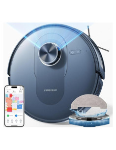 Aspiradora y Trapeador Robot Proscenic Q8 Inalámbrico Azul