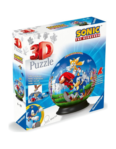 Rompecabezas 3D Ravensburger Sonic The Hedgehog 72 Piezas