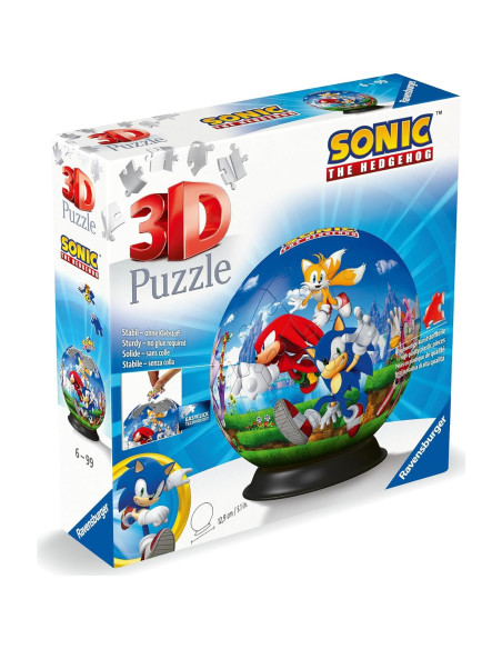 Rompecabezas 3D Ravensburger Sonic The Hedgehog 72 Piezas Rompecabezas 3D Ravensburger Sonic The Hedgehog 72 Piezas