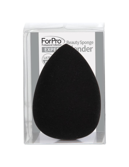 Esponja de Belleza ForPro Expert Vegana Negra 4.6cm
