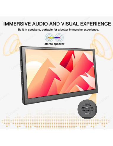 Monitor LCD 7" LESOWN LP70C HDMI Portátil con Altavoces