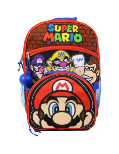 Conjunto Mochila Escolar Super Mario Bros. 4 Piezas 16" 2