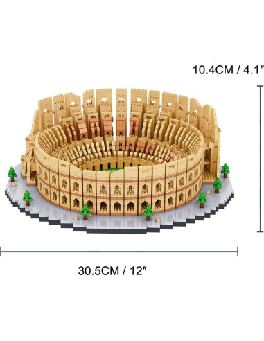 Conjunto de Bloques de Construcción Coliseo TzFioy 5594 Piezas