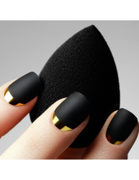 Esponja de Belleza ForPro Expert Vegana Negra 4.6cm