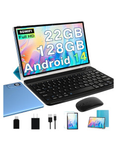 Tableta SUAAT S10 10.1" Android 14, 22GB RAM, 128GB ROM