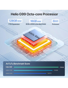 Tableta UMIDIGI G3 Tab Ultra 10.1" 16GB RAM 128GB 4G LTE 2