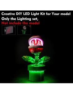 Kit de Luz LED LocoLee para Planta Piraña LEGO 71426 2