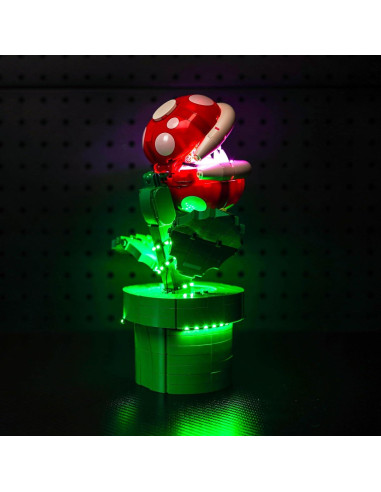 Kit de Luz LED LocoLee para Planta Piraña LEGO 71426