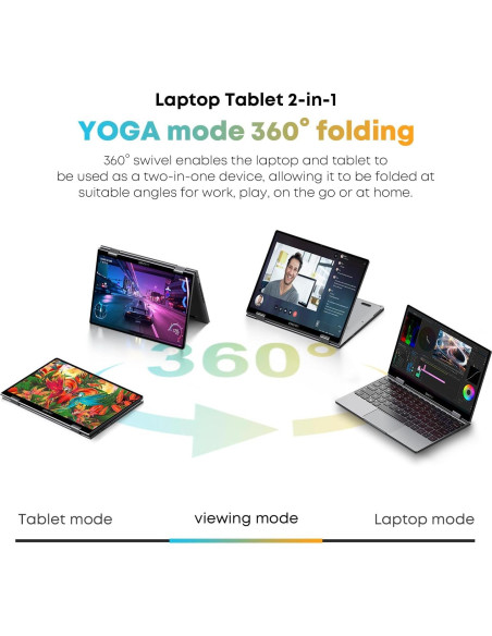 CHUWI MiniBook X Laptop 10.5" Táctil 12GB RAM 512GB SSD