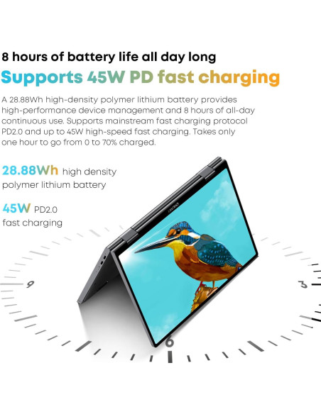 CHUWI MiniBook X Laptop 10.5" Táctil 12GB RAM 512GB SSD