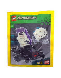 Minifigura Minecraft LEGO Araña y Esqueleto 6+