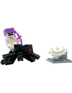 Minifigura Minecraft LEGO Araña y Esqueleto 6+ 2