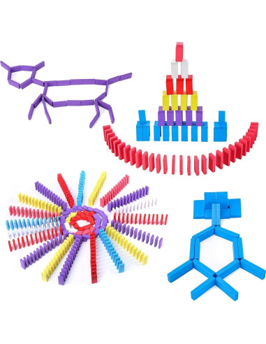 Juego de Dominó Wondertoys 600 Piezas Madera Educativo