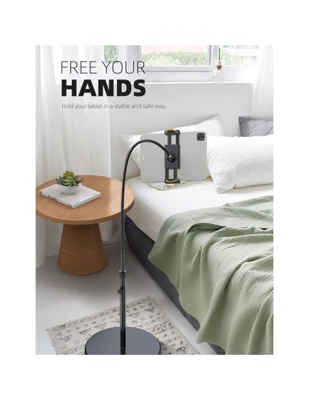 Soporte de Piso Lamicall FT01-B para Tabletas 4.7''-12.9''