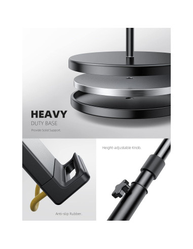 Soporte de Piso Lamicall FT01-B para Tabletas 4.7''-12.9''