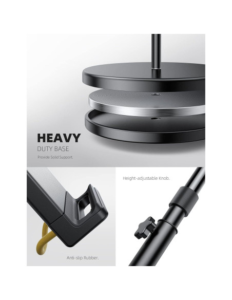 Soporte de Piso Lamicall FT01-B para Tabletas 4.7''-12.9''