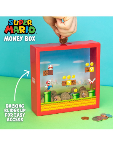 Caja de Ahorros Super Mario Bros. Paladone 18cm Multicolor