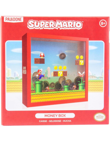Caja de Ahorros Super Mario Bros. Paladone 18cm Multicolor