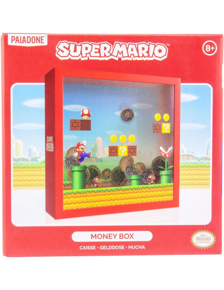 Caja de Ahorros Super Mario Bros. Paladone 18cm Multicolor