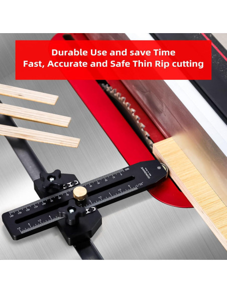 Guía de corte delgada GOINGMAKE para sierra de mesa 20,32 cm