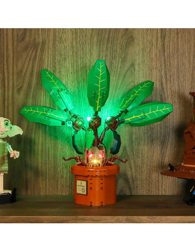 Kit de Luz LED BRIKSMAX para Lego 76433 Planta Mandrágora