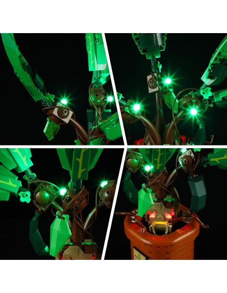Kit de Luz LED BRIKSMAX para Lego 76433 Planta Mandrágora