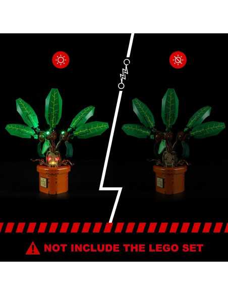 Kit de Luz LED BRIKSMAX para Lego 76433 Planta Mandrágora
