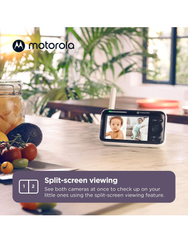 Monitor de Bebé Motorola PIP1510 - 2 Cámaras WiFi HD